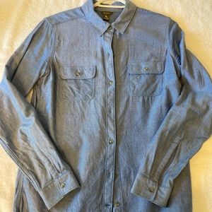 Eddie Bauer women’s medium tall lightweight flannel shirt